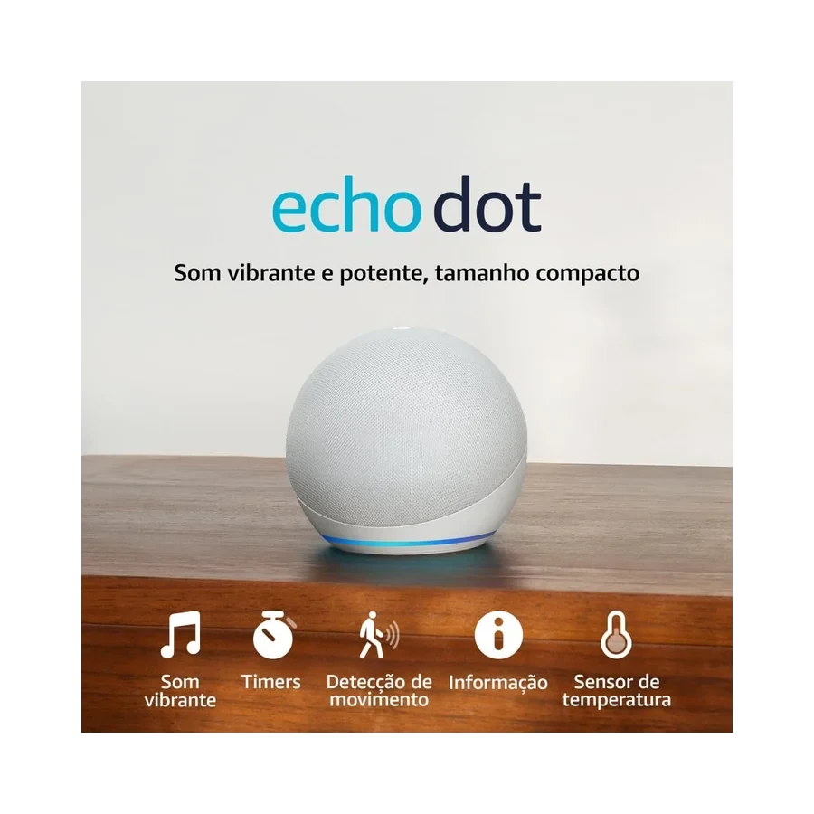 Echo Dot geração mais recente com Alexa