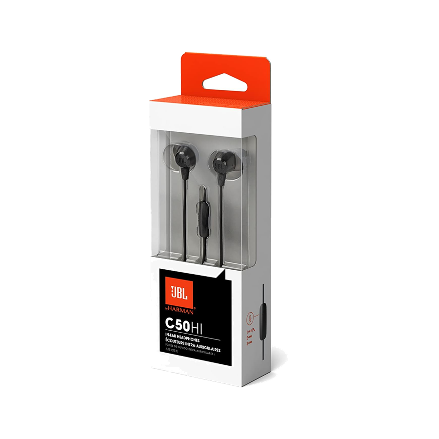 JBL, Fone de Ouvido in Ear, C50HI - Preto
