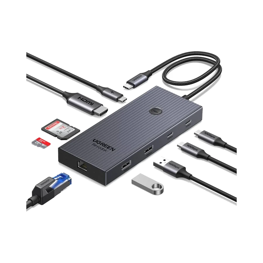 UGREEN Revodok Pro Hub USB C 9 em 1