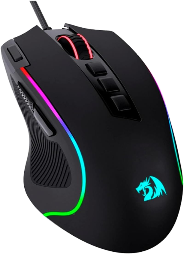 Mouse Gamer Redragon Predator RGB M612-RGB, Preto