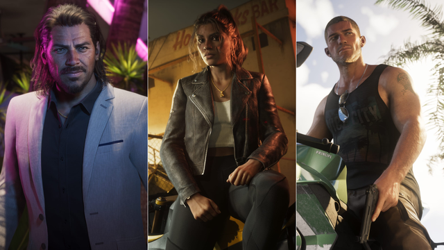 Personagens de GTA VI em composição promocional.